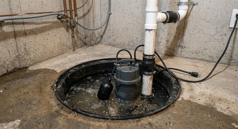 Basement Drainage Installation in Providence, RI