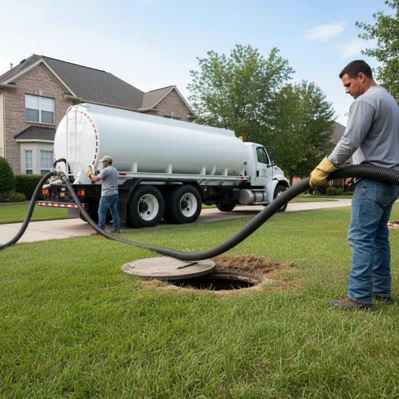 Local Septic Tank Removal pros at work