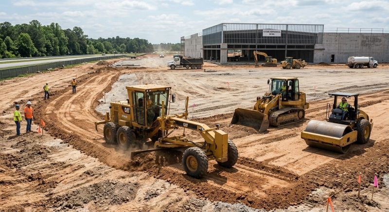Parking Lot Excavation in South Houston, TX