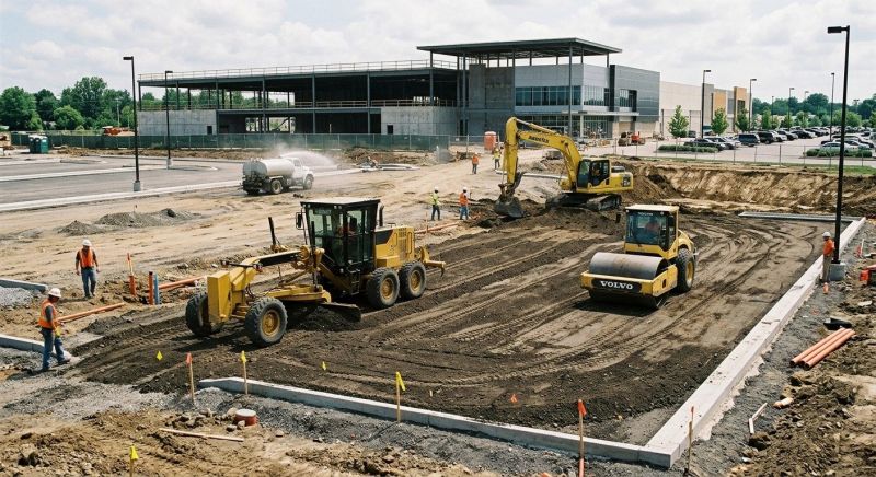 Parking Lot Excavation in Utah County, UT